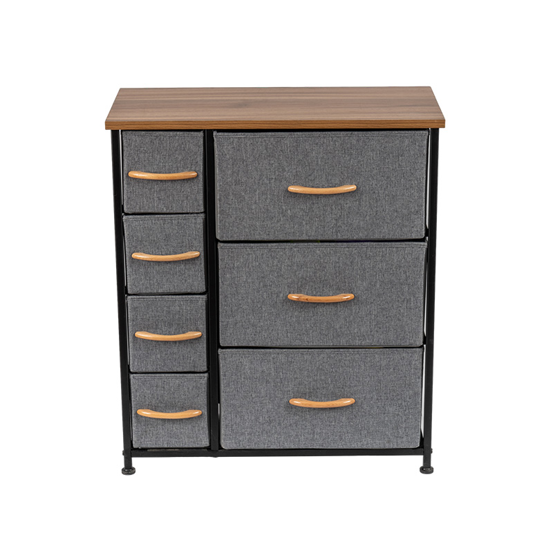 Gabinete de torre de cômoda de 7 tirantes