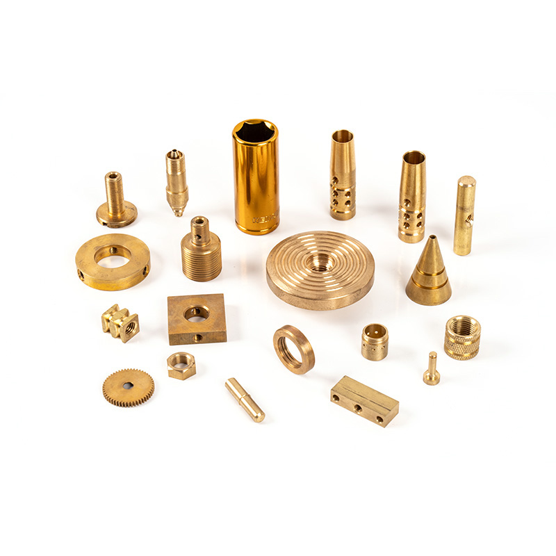 Componente de torneamento inoxidável CNC de latão